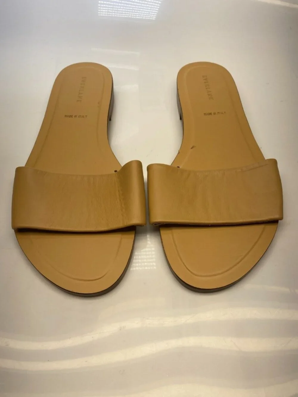 Everlane Womens Leather Tan Sandal Sz 11
